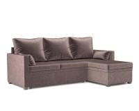 Париж (Бархат серо-шоколадный STAR VELVET 60 COFEE)