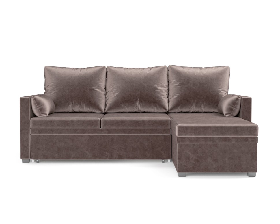 Париж (Бархат серо-шоколадный STAR VELVET 60 COFEE)