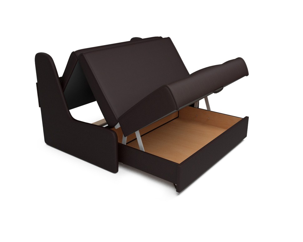 Аккордеон №2 – экокожа шоколад 120 см