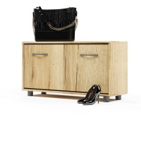 СНЯТО Прихожая Сокол ТП-3 тумба для обуви, цвет дуб делано, ШхГхВ 90х29х48 см.