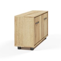 СНЯТО Прихожая Сокол ТП-3 тумба для обуви, цвет дуб делано, ШхГхВ 90х29х48 см.