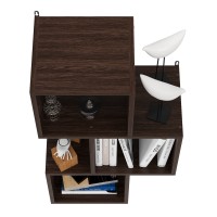 СНЯТО Полка навесная PN-8, цвет венге, ШхГхВ 48х28х87,2 см., универсальная сборка 233PN8V