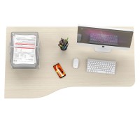 СНЯТО Стол письменный С-МД-1-04, цвет дуб, ШхГхВ 130х75х74 см., универсальная сборка