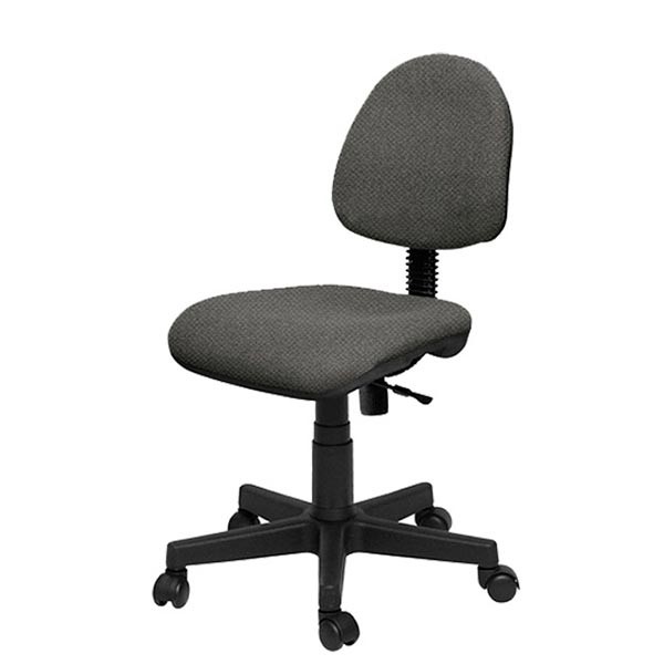 СНЯТО Кресло Регал-30 ткань В2, цвет чёрно-серый, БЕЗ подлокотников