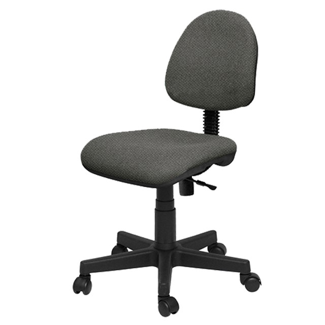 СНЯТО Кресло Регал-30 ткань В2, цвет чёрно-серый, БЕЗ подлокотников