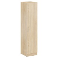 Кровать 1800 + Пенал Стандарт, цвет дуб сонома, ШхГхВ 183,5х203,5х70 + 45х52х200 см., сп.м. 1800х2000 мм., без матраса, основание есть