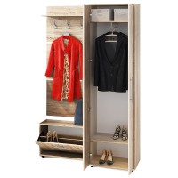 СНЯТО Прихожая Сокол ШО-1+ВШ-5.1+ТП-1, цвет дуб делано, ШхГхВ 120х43х209 см.