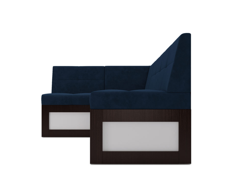 Нотис Левый угол (Темно-синий – Luna 034) 207х82х132 см