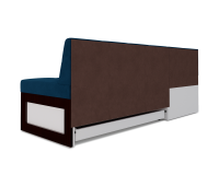 Нотис Левый угол (Темно-синий – Luna 034) 207х82х132 см