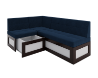 Нотис Левый угол (Темно-синий – Luna 034) 207х82х132 см
