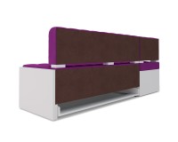 Ганновер Левый угол (Фиолет) 208х82х133 см