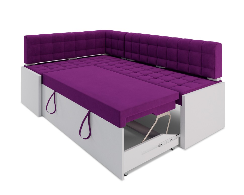 Ганновер Левый угол (Фиолет) 208х82х133 см