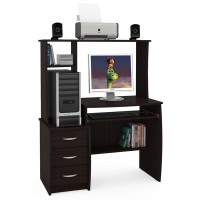 СНЯТО Стол компьютерный Комфорт 5 СК, цвет венге магия, ШхГхВ 105х57х132 см., НЕ универсальная сборка (50)