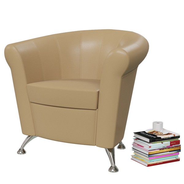 Банкетка 6-5116ксм Лагуна, искусственная кожа кофе с молоком (кофе с молоком NEXT), ШхГхВ 78х63х79 см. Лагуна МАЛАЯ !!!