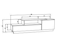 ТВ-тумба Сигма МДФ