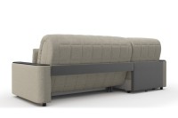 Диван угловой Даллас аккордеон (коричневый велюр)