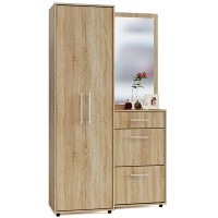 Прихожая Сокол ШО-1+ПЗ-3+ТП-2, цвет дуб делано, ШхГхВ 120х43х209 см.