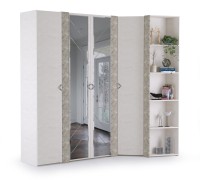 Амели Набор шкафов 1 08.49 + 13.133 + 13.131 + 13.140, цвет шёлковый камень/бетон чикаго беж, ШхГхВ 232,7х121,1х230 см., универсальная сборка