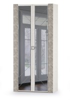 Амели Набор шкафов 1 08.49 + 13.133 + 13.131 + 13.140, цвет шёлковый камень/бетон чикаго беж, ШхГхВ 232,7х121,1х230 см., универсальная сборка