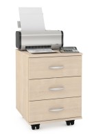 СНЯТО Тумба Комфорт 0/3, цвет дуб паллада, ШхГхВ 43х45х58 см. (50)