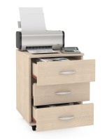 СНЯТО Тумба Комфорт 0/3, цвет дуб паллада, ШхГхВ 43х45х58 см. (50)