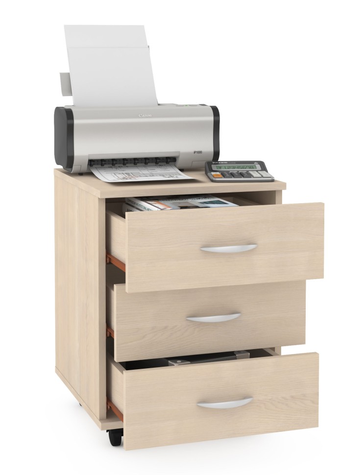 СНЯТО Тумба Комфорт 0/3, цвет дуб паллада, ШхГхВ 43х45х58 см. (50)