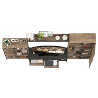 Трувор Гостиная 071, цвет дуб гранж песочный/интра, ШхГхВ 332,8х45,4х210 см., универсальная сборка