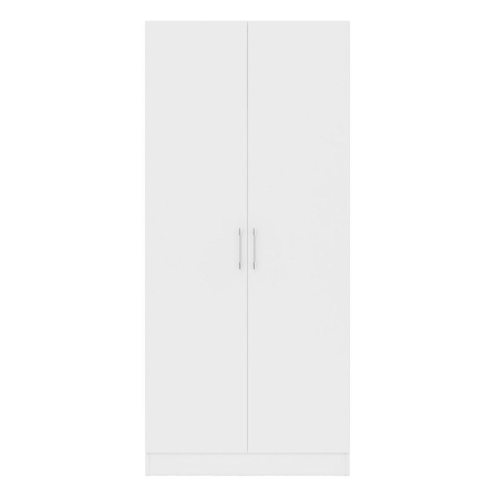 Стандарт Шкаф 2-х створчатый, цвет белый, ШхГхВ 90х52х200 см.
