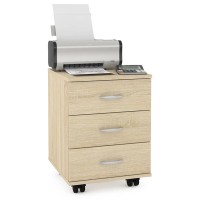 СНЯТО Тумба Комфорт 0/3, цвет дуб сонома, ШхГхВ 43х45х58 см. (50)