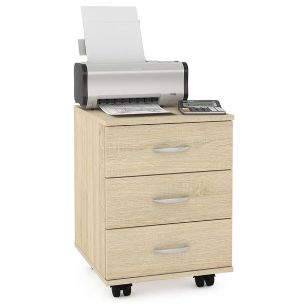 СНЯТО Тумба Комфорт 0/3, цвет дуб сонома, ШхГхВ 43х45х58 см. (50)