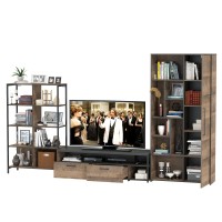 Трувор Гостиная 072, цвет дуб гранж песочный/интра, ШхГхВ 332,8х45,4х194,2 см., универсальная сборка