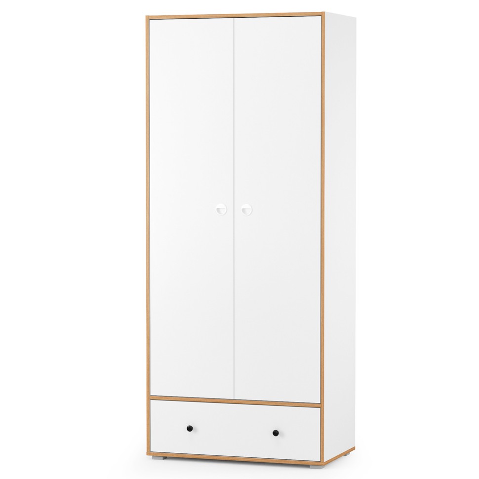 Вуди Компоновка № 30, цвет белый премиум/дуб крафт золотой, ШхГхВ 351х52,7х205 см., универсальная сборка