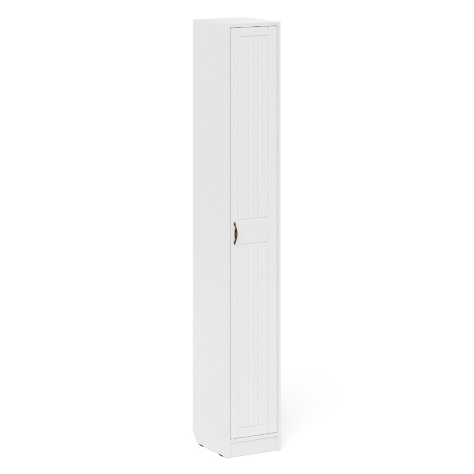 Прихожая П-6 Компоновка № 29, цвет белая шагрень/фасады МДФ белое дерево фрезеровка прованс, ШхГхВ 140х50х210 см., универсальная сборка