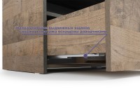 Трувор Гостиная 075, цвет дуб гранж песочный/интра, ШхГхВ 335,8х45,4х194,2 см., универсальная сборка