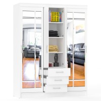 Шкаф-купе СВК-1700, цвет белый, ШхГхВ 170х61х220 см.