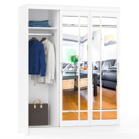 Шкаф-купе СВК-1700, цвет белый, ШхГхВ 170х61х220 см.