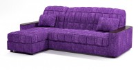 Диван угловой Даллас аккордеон фиолетовый велюр