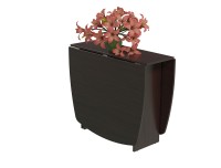 Стол-книжка раскладной 1-65ТМ1вн., цвет венге, ШхГхВ 170х90х74 см., 30х90х74 см. сложенный