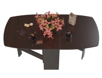 Стол-книжка раскладной 1-65ТМ1вн., цвет венге, ШхГхВ 170х90х74 см., 30х90х74 см. сложенный