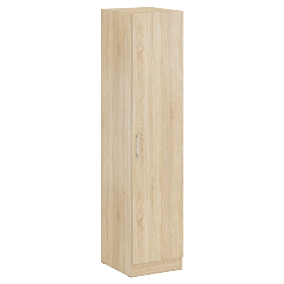 Кровать с ящиками 1400 + Пенал Стандарт, цвет дуб сонома, ШхГхВ 143,5х203,5х70 + 45х52х200 см., сп.м. 1400х2000 мм., без матраса, основание есть