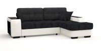 20181125_Bryussel_Belaya kozha chernyj velyur__CoronaCamera001_result.jpg Диван угловой Брюссель Люкс экокожа белый + велюр черный