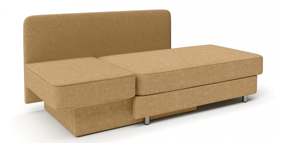 Кушетка выкатная Леон Бежевый велюр