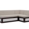 Нотис Правый угол (Бархат бежевый STAR VELVET 6 LIGHT Beige) 187х82х112 см