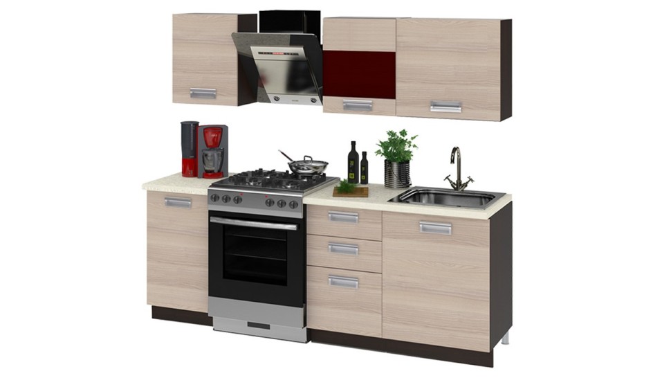 Кухонный гарнитур Латте 1