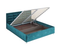 Версаль (бархат сине-зеленый STAR VELVET 43 BLACK GREEN) 140 см