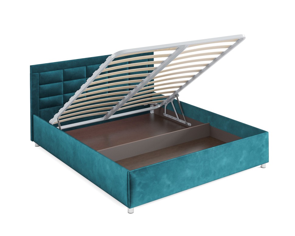 Версаль (бархат сине-зеленый STAR VELVET 43 BLACK GREEN) 140 см