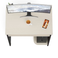 СНЯТО Стол компьютерный С-МД-СК11-1, цвет венге/дуб, ШхГхВ 74,6х50х75 см., НЕ универсальная сборка