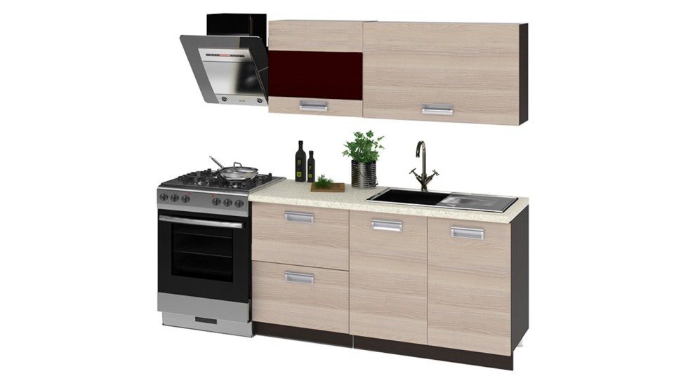 Кухонный гарнитур Латте 3