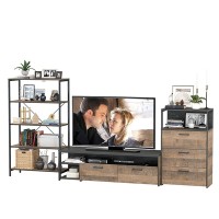 Трувор Гостиная 084, цвет дуб гранж песочный/интра, ШхГхВ 298,6х45,4х210 см., универсальная сборка