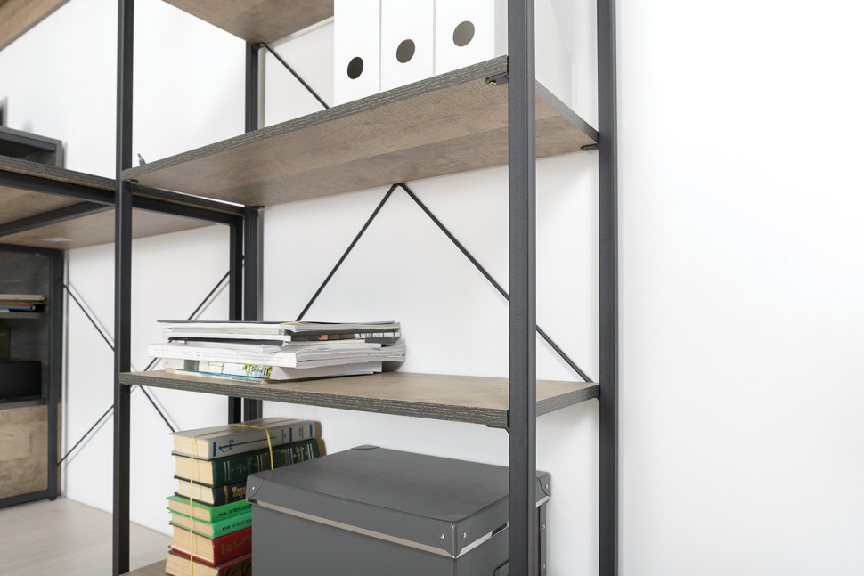 Трувор Гостиная 084, цвет дуб гранж песочный/интра, ШхГхВ 298,6х45,4х210 см., универсальная сборка